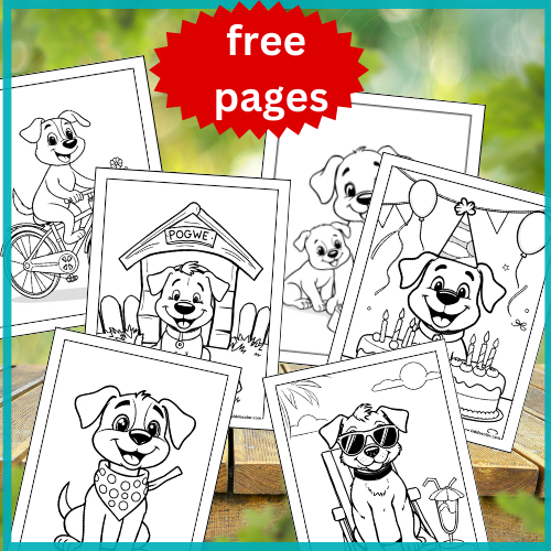 Dog coloring pages