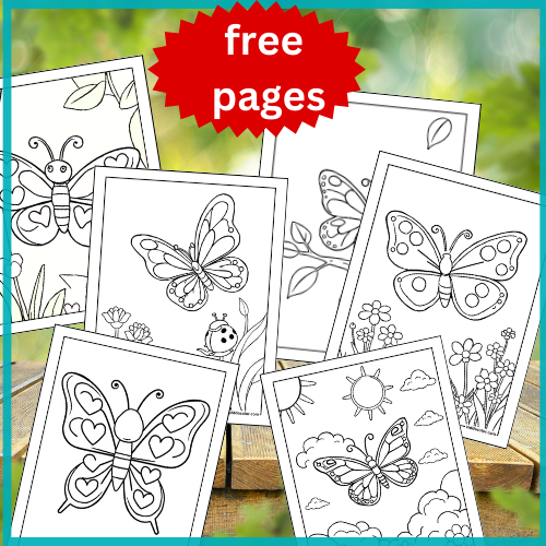 Butterfly coloring pages