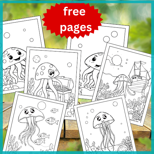 24 Free Printable Jellyfish Coloring Pages for Kids