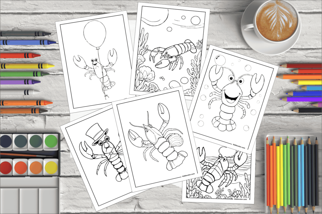 Lobster Coloring Pages