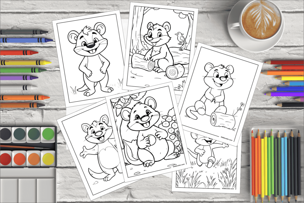 Tasmanian Devil Coloring Pages