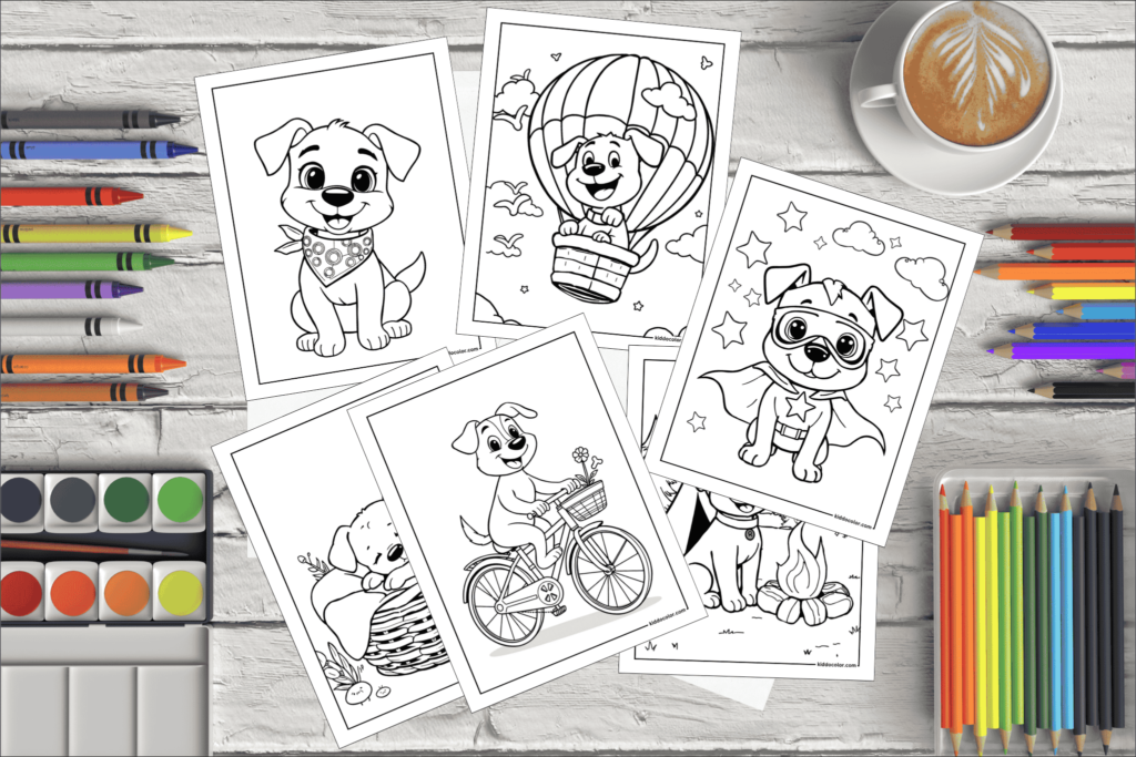 Dog coloring pages