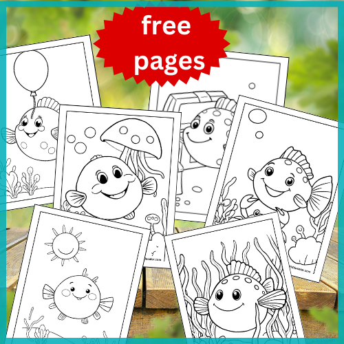 pufferfish coloring pages